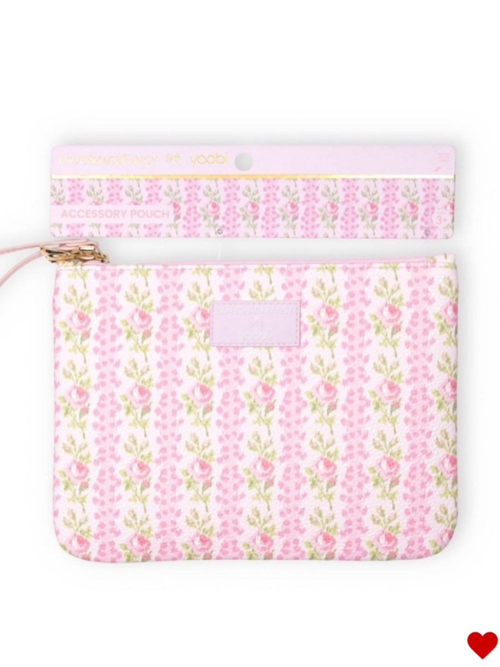 LoveShackFancy x Target - Yoobi Blooming Heirloom Flat Zip Pencil Case